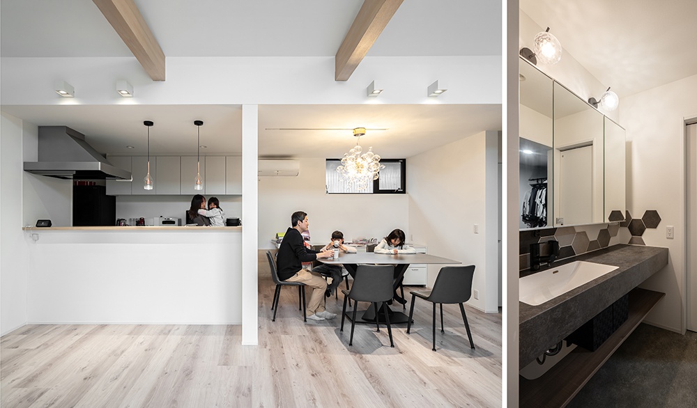 HOUSE REPORT　「暮らしやすさへの想いを叶えた　光あふれる理想の家」