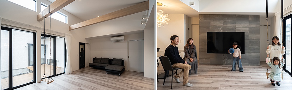 HOUSE REPORT　「暮らしやすさへの想いを叶えた　光あふれる理想の家」