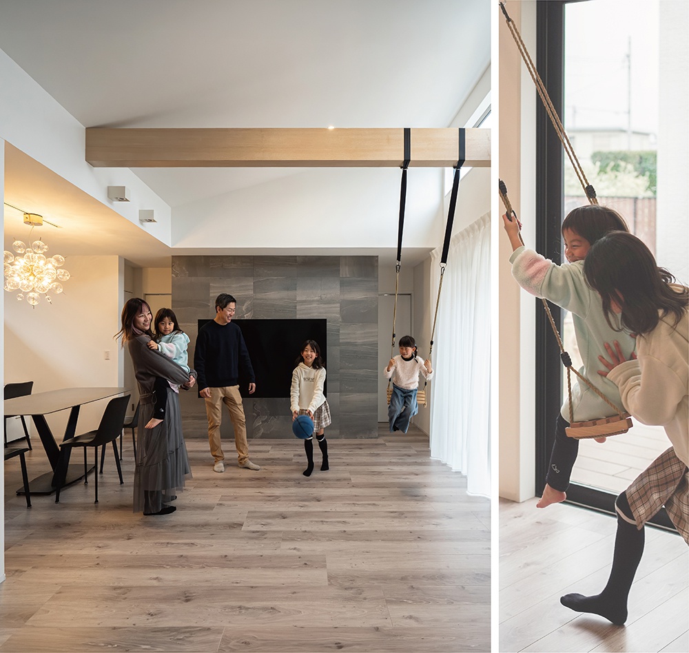 HOUSE REPORT　「暮らしやすさへの想いを叶えた　光あふれる理想の家」