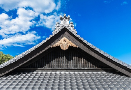 津嶋神社社務所懸魚改修工事