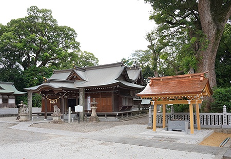 三皇神社手水舎改築工事