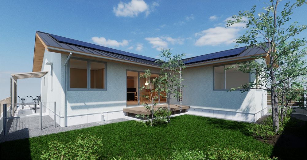 「平屋を楽しむ。 L字型で叶える、光と開放感の住まい」予約制完成見学会