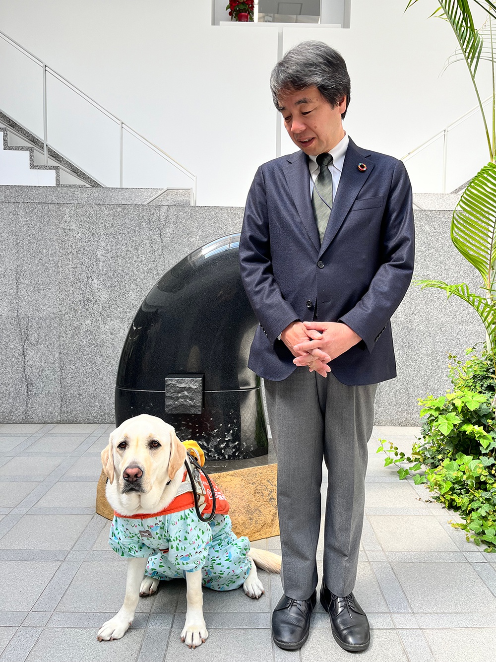 KSB盲導犬育成事業支援番組「with盲導犬」に協賛