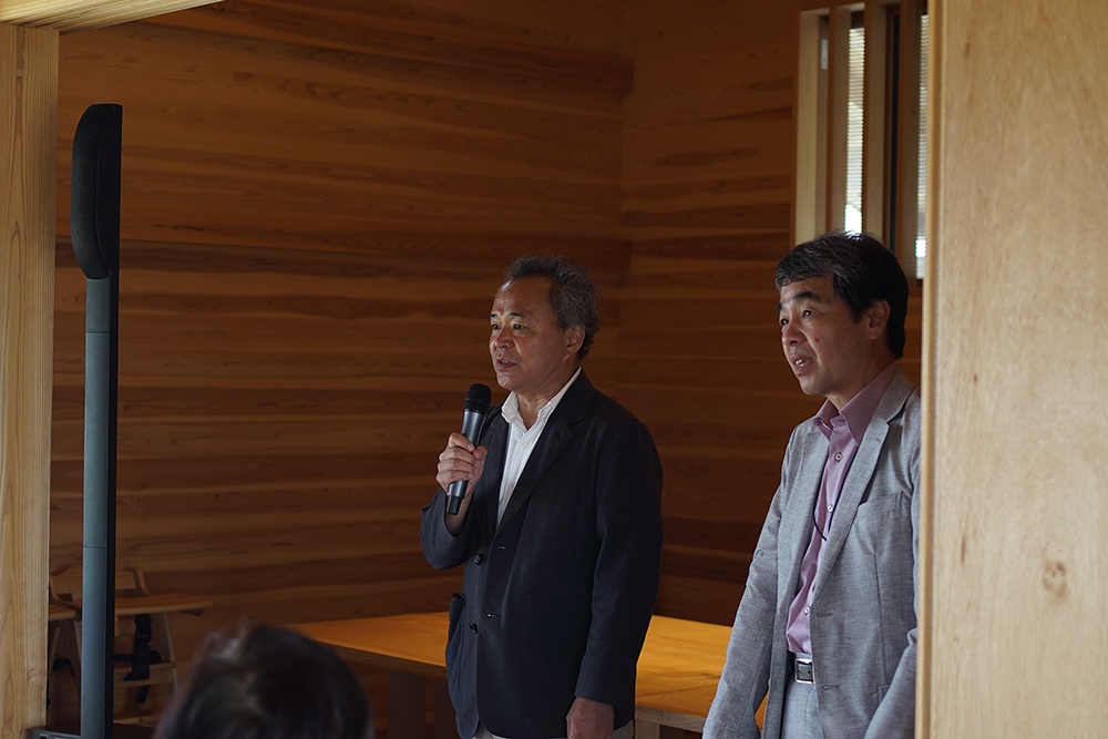 堀部安嗣さんと菅社長